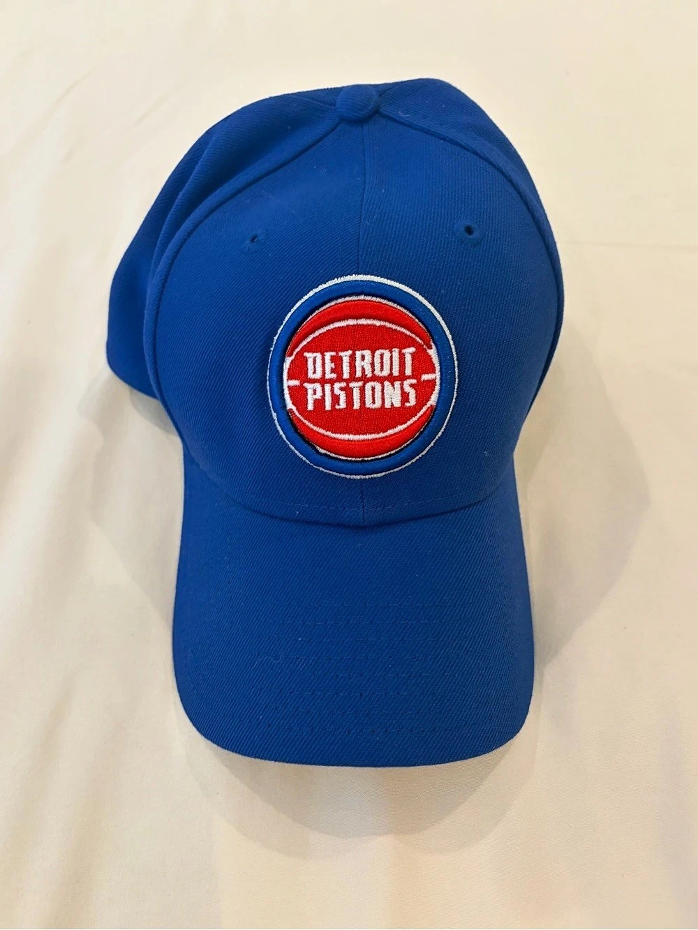 New Era Detroit Pistons The League 9FORTY Adjustable Hat Blue & Red